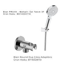 Bien 2F Round Ankastre Duş Seti - Gagasız