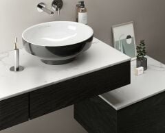 VitrA Origin A44896 Tekli Diş Fırçalığı, Yerden, Krom