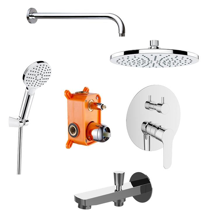 Bien 2F Round Ankastre Duş Seti