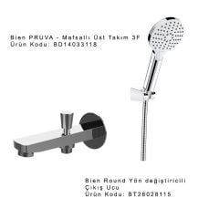Bien 2F Round Ankastre Duş Seti