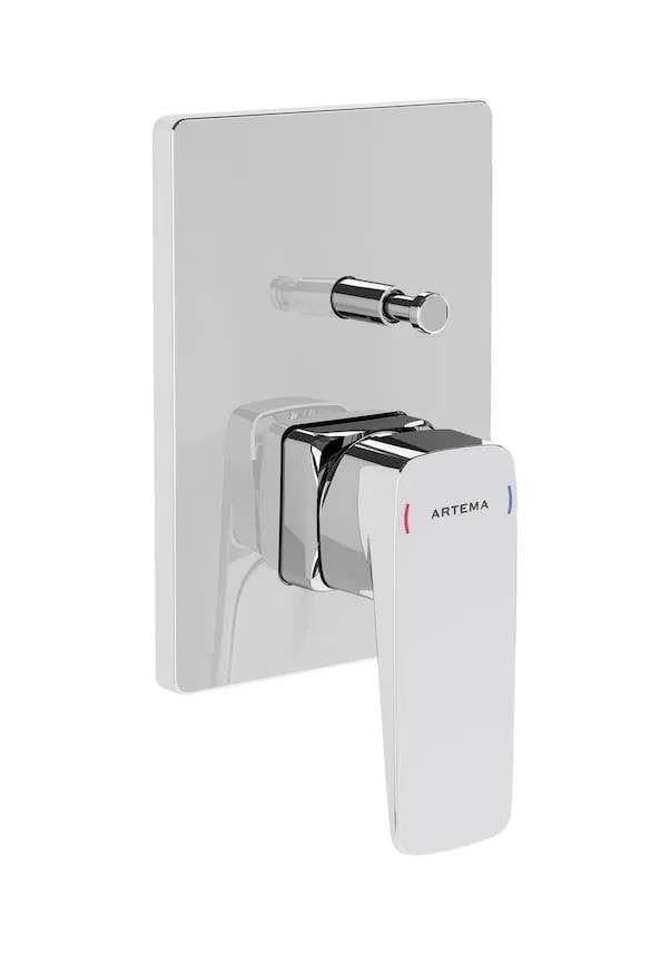 Artema Root Square Ankastre Banyo Bataryası Krom A42752