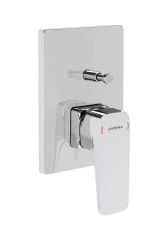 Artema Root Square Ankastre Banyo Bataryası Krom A42752