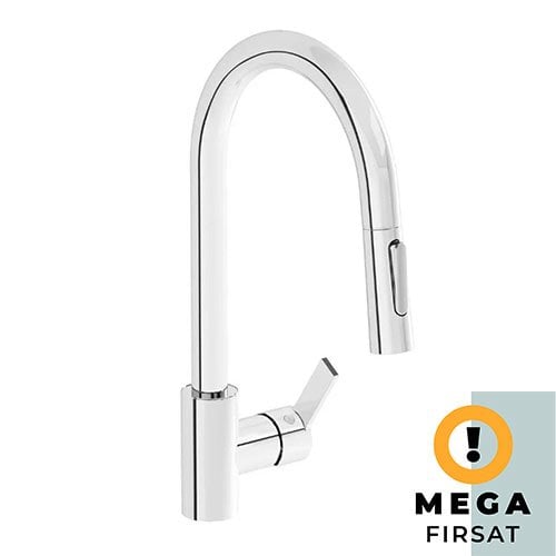 Artema Maestro Pull-Down A42145 Eviye Bataryası Krom