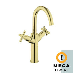 Artema A4085123 Juno Yüksek Lavabo Bataryası Altın Renk
