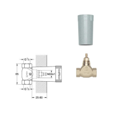 Grohe Costa L Ankastre Stop Valf  İç Dış Takım.