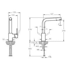 Artema Pure A42136 Eviye Bataryası, Krom
