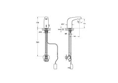 Artema A47106 Aquasee Wing Fotoselli Lavabo Batarya Tek Su Girişli