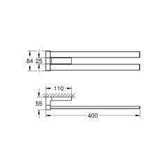 Grohe Selection Cube Havluluk (40768000)