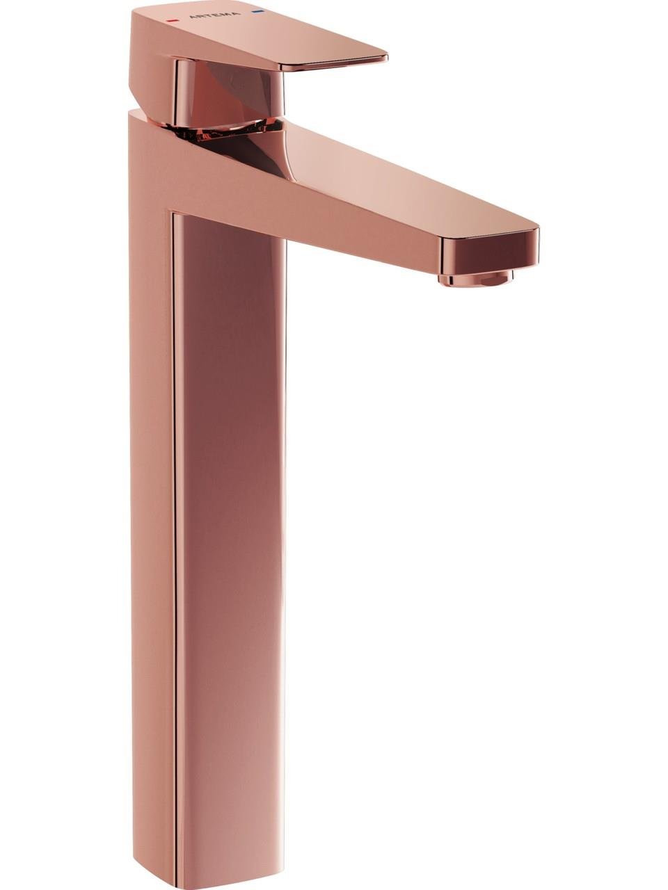 Artema Root Square A4273329 Çanak Lavabo Bataryası, Soft Bakır