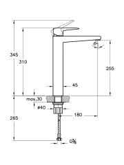 Artema Root Square A4273329 Çanak Lavabo Bataryası, Soft Bakır