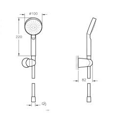 Artema A45692 Master 1F El Duş Takımı
