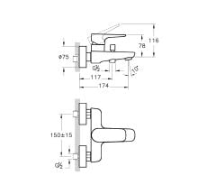 Artema X-Line A42324 Banyo Bataryası