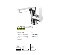 Lado Lavabo Bataryası - Krom