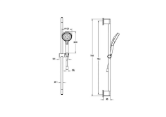 ARTEMA Base Round 1F Sürgülü El Duşu Takımı A45909
