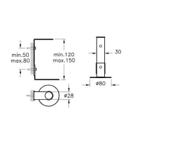 VitrA Origin A44892 Sıvı Sabunluk Tutacağı Krom