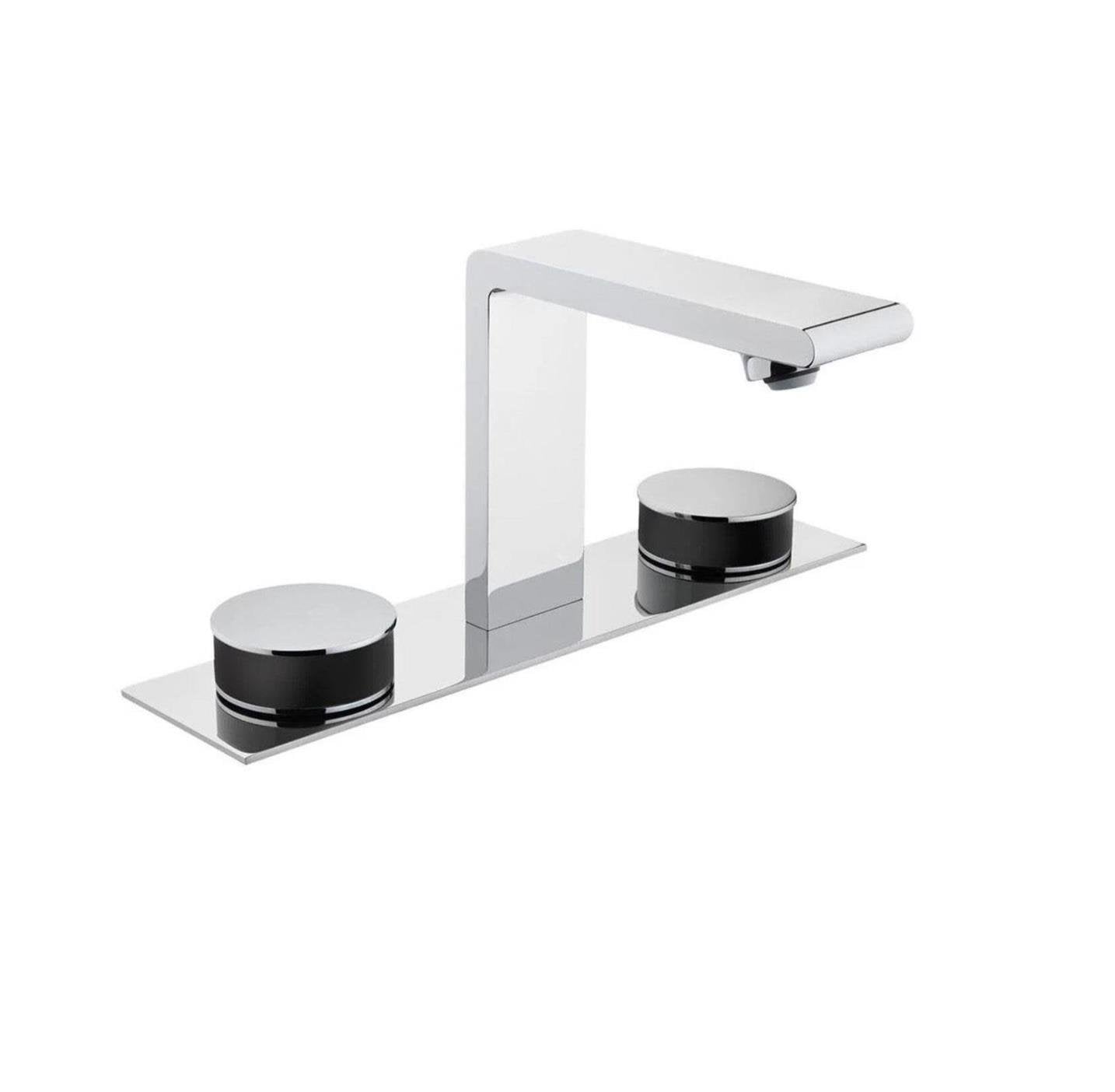 VitrA Memoria Ankastre  Lavabo Bataryası (3 Delikli Lavabolar İçin) Krom-Siyah A4231558