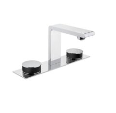 VitrA Memoria Ankastre  Lavabo Bataryası (3 Delikli Lavabolar İçin) Krom-Siyah A4231558