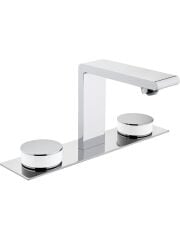 VitrA Memoria Ankastre  Lavabo Bataryası (3 Delikli Lavabolar İçin) Krom-Beyaz A4231557