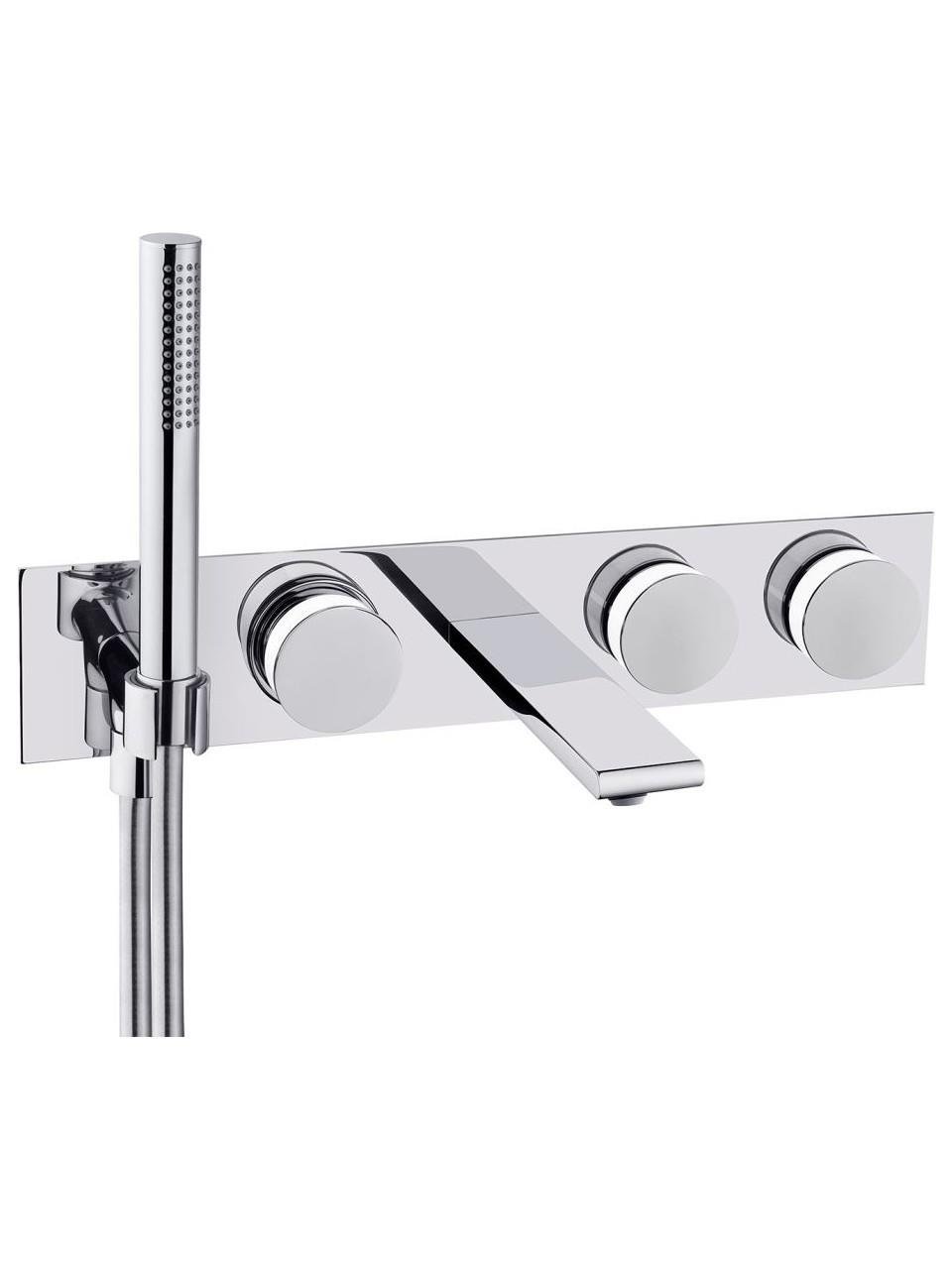 VitrA Memoria A4231757 Ankastre Banyo Bataryası Krom Beyaz