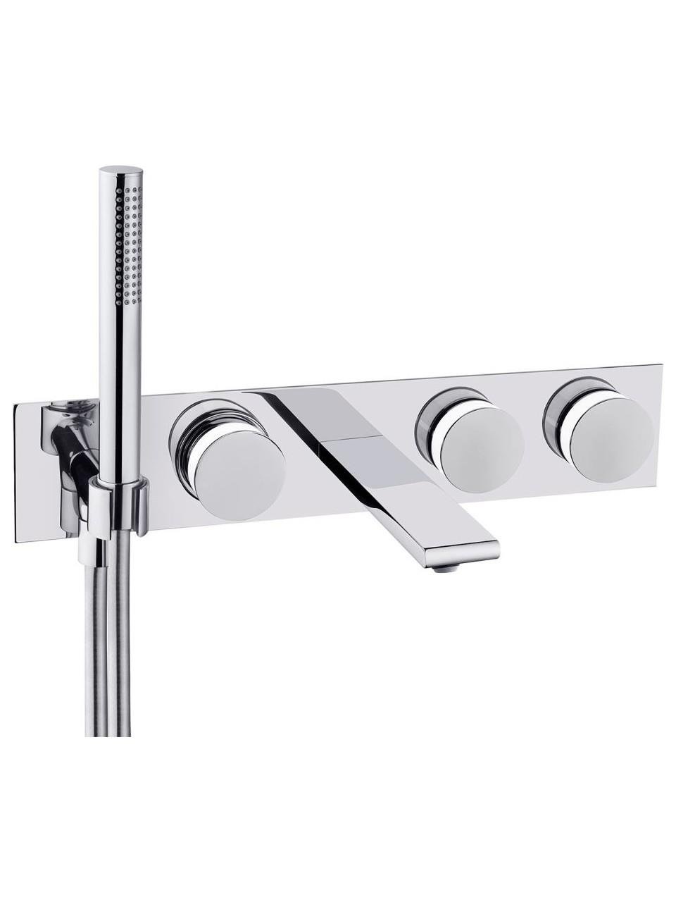 VitrA Memoria A4231757 Ankastre Banyo Bataryası Krom Beyaz