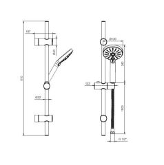 Qua Rose - Hareketli Üst Takım Rose Gold