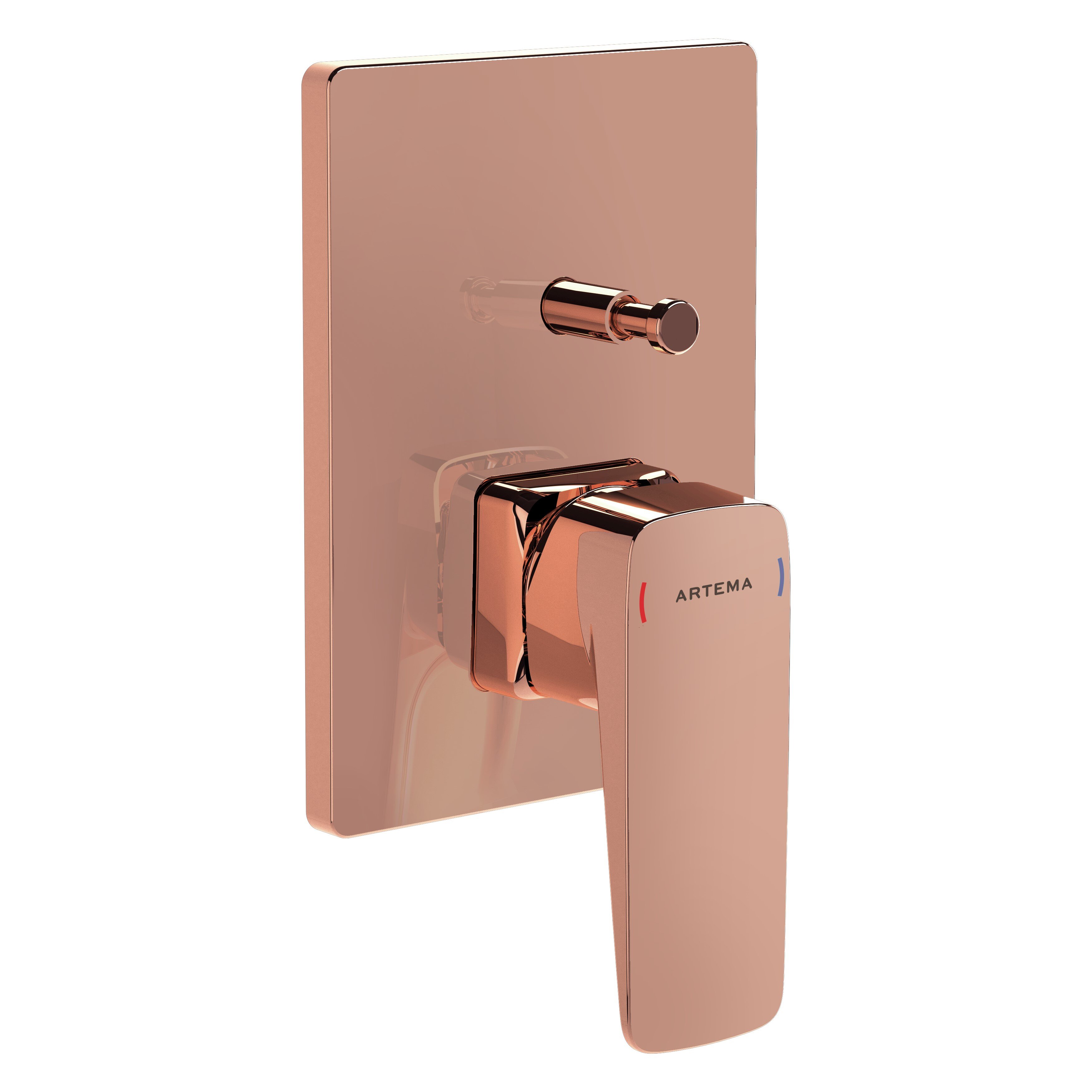 Artema Root Square Ankastre Banyo Bataryası Bakır A4275226