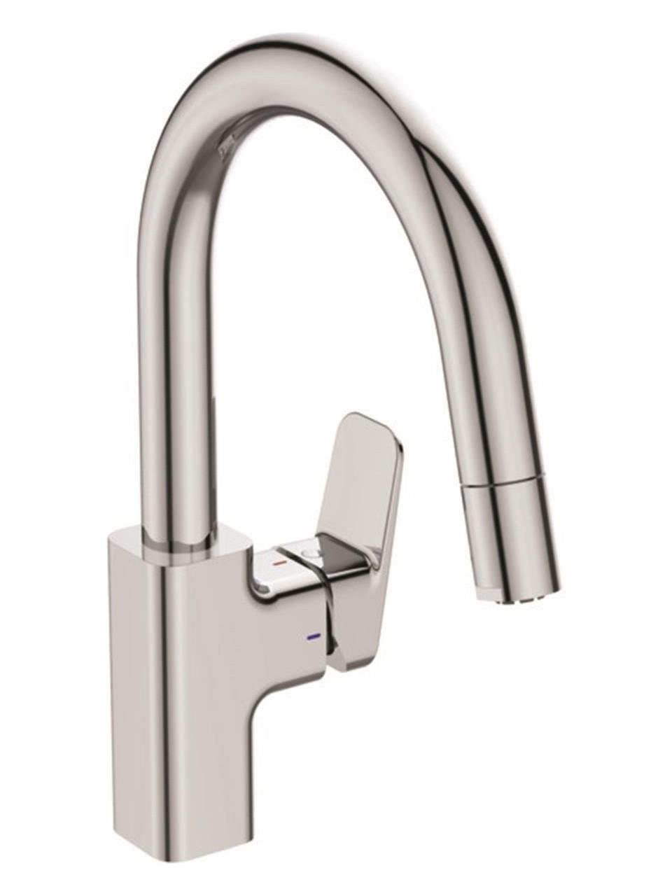 Ideal Standard BD337AA Ceraplan Kuğu Spiralli Eviye Bataryası