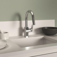 Ideal Standard BD337AA Ceraplan Kuğu Spiralli Eviye Bataryası