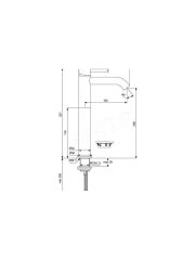 Ideal Standart Ceraline Yüksek Lavabo Bataryası Sifon Kumandasız- BC269AA
