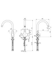 Ideal Standart Calista Eviye Bataryası Arıtma Cihazı Uyumlu - BC396AA