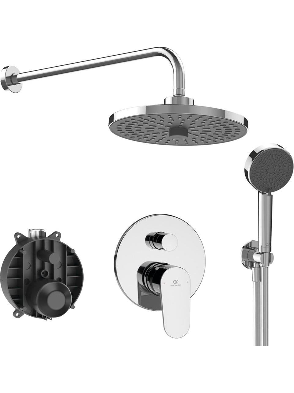 Ideal Standard BD828AA Cerafine O Ankastre Banyo Duş Sistemi Seti, Krom