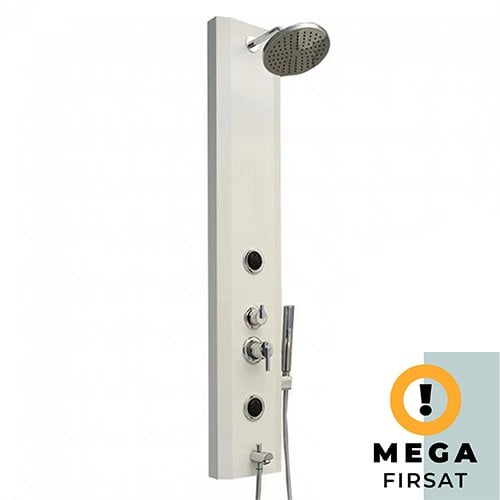 VitrA Move Masajlı Duş Sistemi (Beyaz) (140x25 cm)