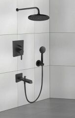 Roca Carelia Ankastre Banyo Seti Gagalı Mat Siyah A5D358ANBK