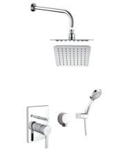 Roca 08 00845506 Carelia 2 Çıkışlı Ankastre Duş Sistemi Krom