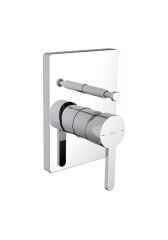 Roca 08 00845506 Carelia 2 Çıkışlı Ankastre Duş Sistemi Krom