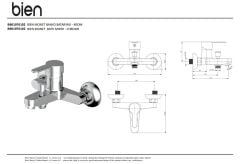 Bien Monet Banyo Bataryası Krom - BB01076102