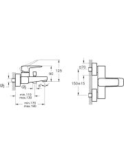 Artema Root Square A4273729 Banyo Bataryası, Soft Bakır