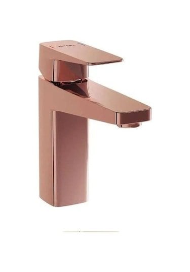 Artema Root Square A4273129 Lavabo Bataryası Yüksek, Soft Bakır