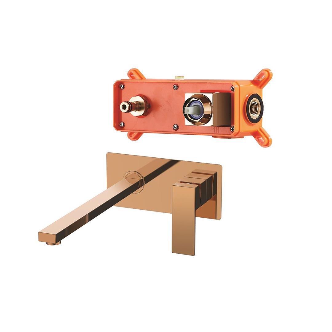 Bien Ankastre Lavabo Bataryası Seti - Rose Gold