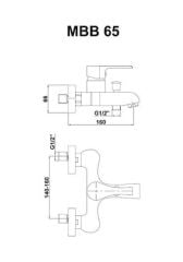 Gpd Banyo Bataryası Armatürü Atros Mbb65 Krom