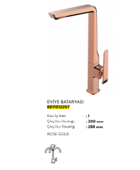 Lucca Eviye Bataryası Rose Gold