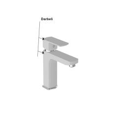 Bien Salvo - Lavabo Bataryası - İpek pütürlü Mat Beyaz  - Defolu Ürünler Kategorisi