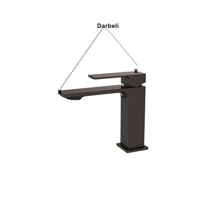 Bien Flat Colours Lavabo Bataryası Mat Siyah  - Defolu Ürünler Kategorisi
