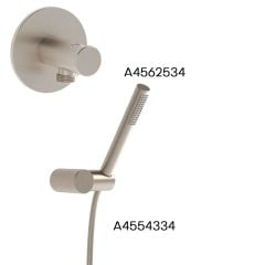Vitra Origin Ankastre Duş Seti 2F Nikel 6 Parça