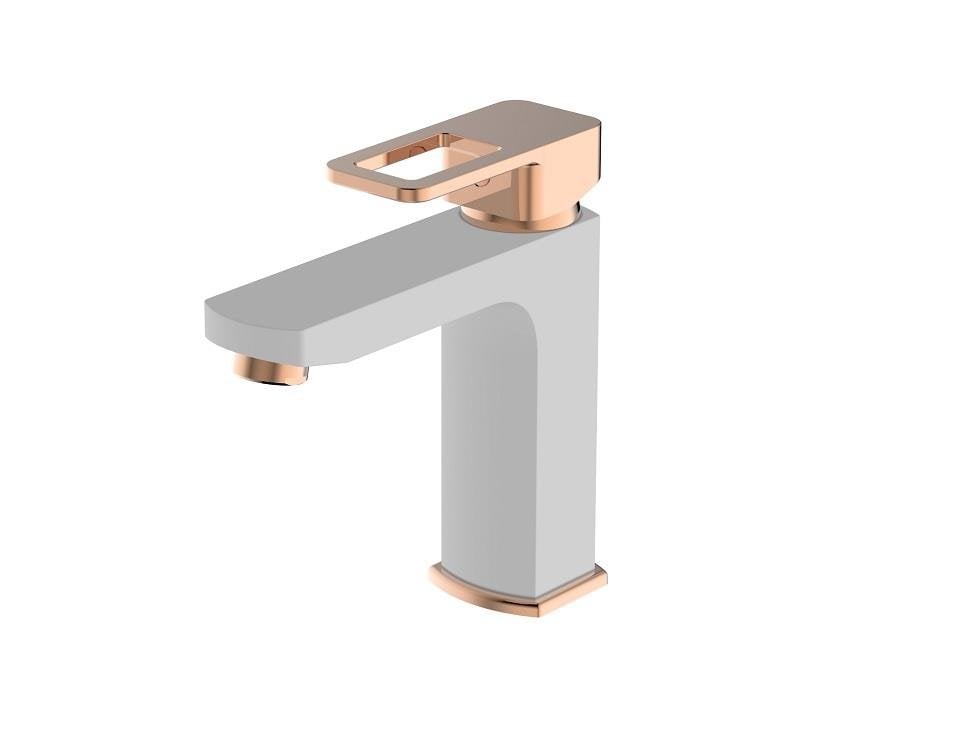 Bien Salvo Plus Colours Lavabo Bataryası Beyaz - Rose Gold