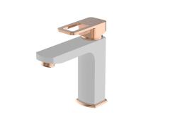 Bien Salvo Plus Colours Lavabo Bataryası Beyaz - Rose Gold