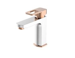 Bien Salvo Plus Colours Lavabo Bataryası Krome - Rose Gold