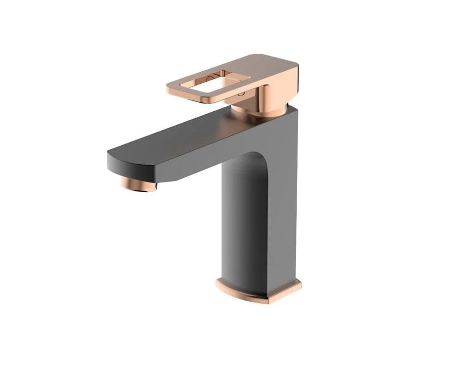 Bien Salvo Plus Colours Lavabo Bataryası Siyah - Rose Gold