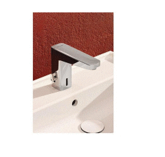 Artema Root Square A47128 Temassız Lavabo Bataryası, Elektrikli, Çift Su Girişli, Krom