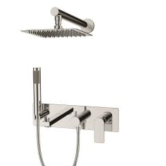 Bien Water Flowbox Ankastre Banyo Bataryası 3F Krome Full Set